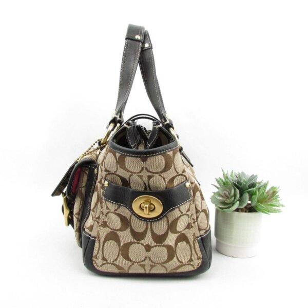 Authentic Coach Legacy Signature Classic Vintage Handbag Luxury Satchel Purse For Women