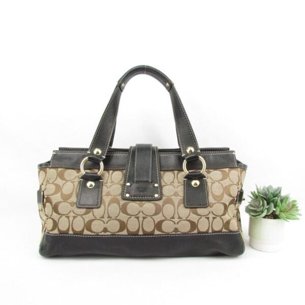 Authentic Coach Legacy Signature Classic Vintage Handbag Luxury Satchel Purse For Women